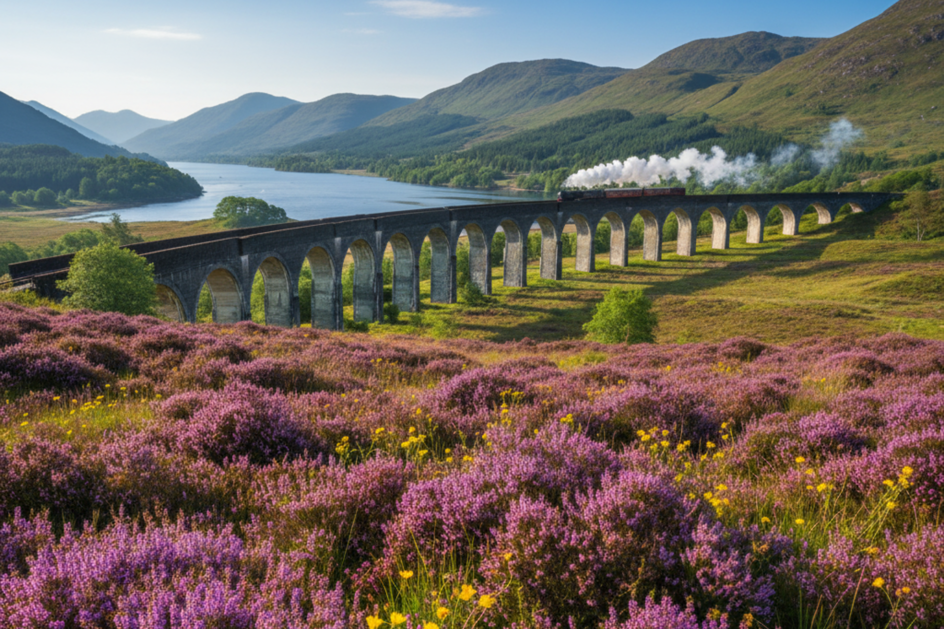 Wildflowers near Loch Ness