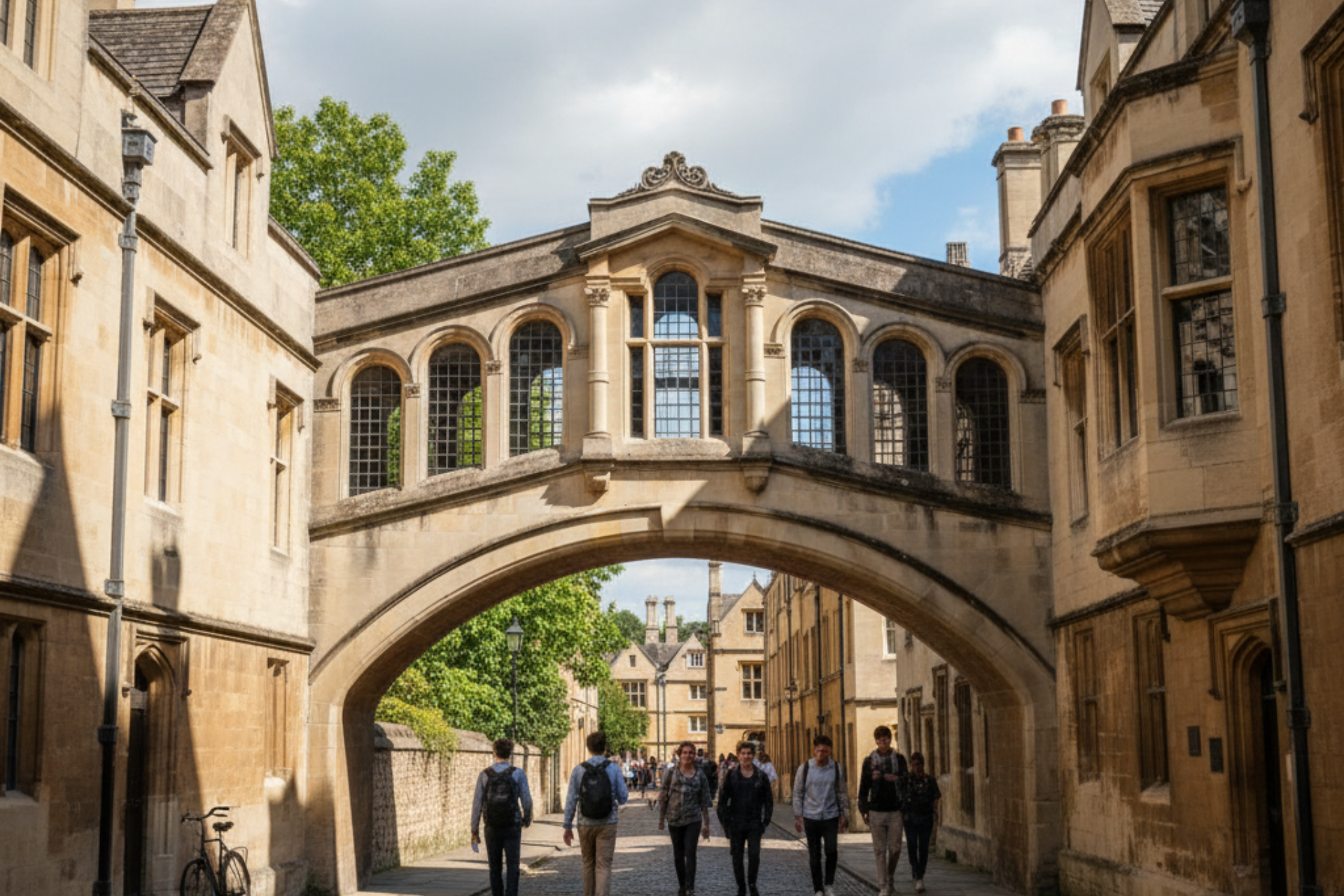 The photogenic Bridge of Sighs