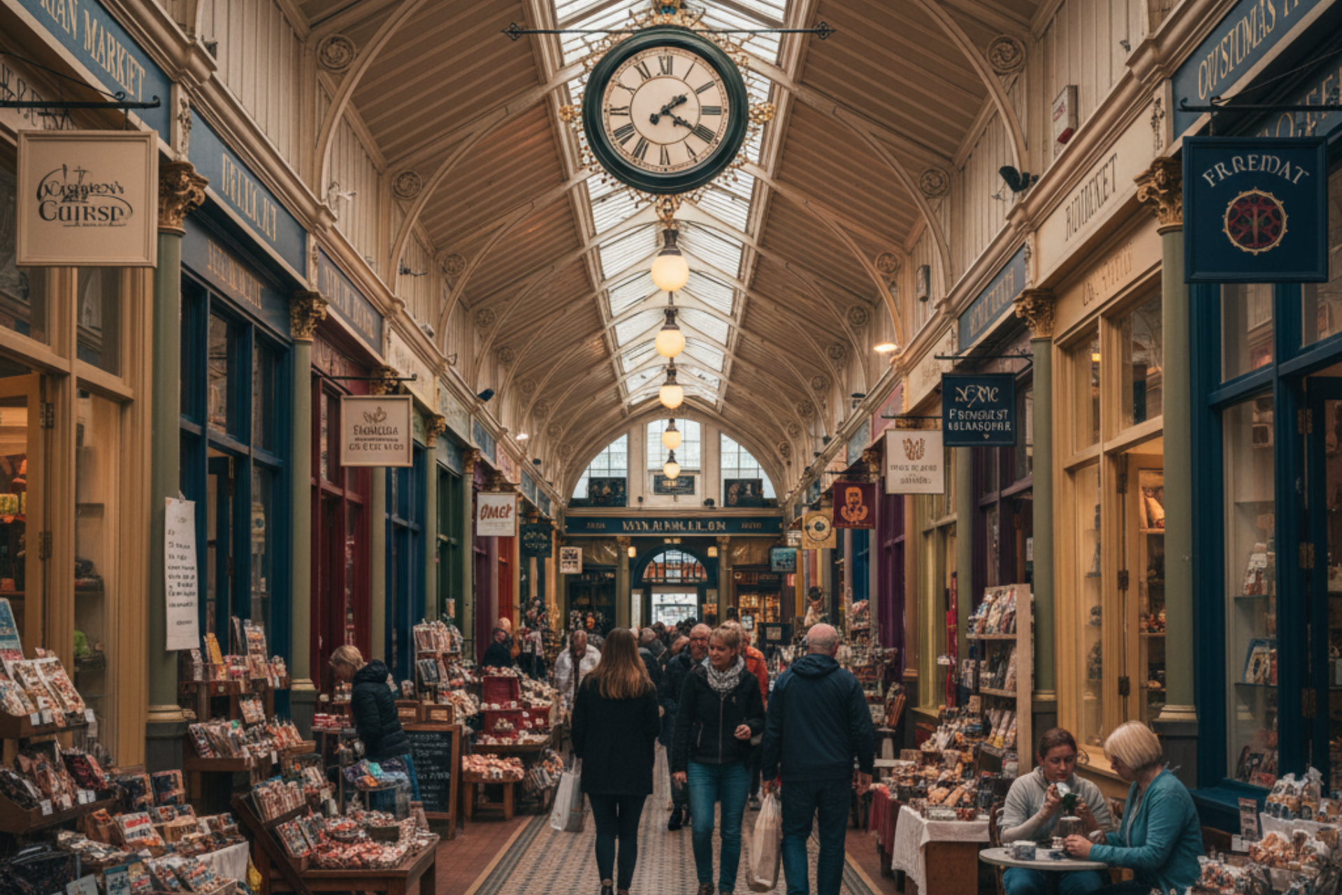 Interior of Victorian Market