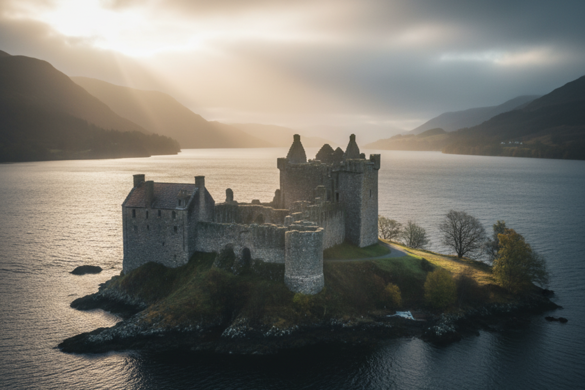 Loch Ness with Urquhart Castle