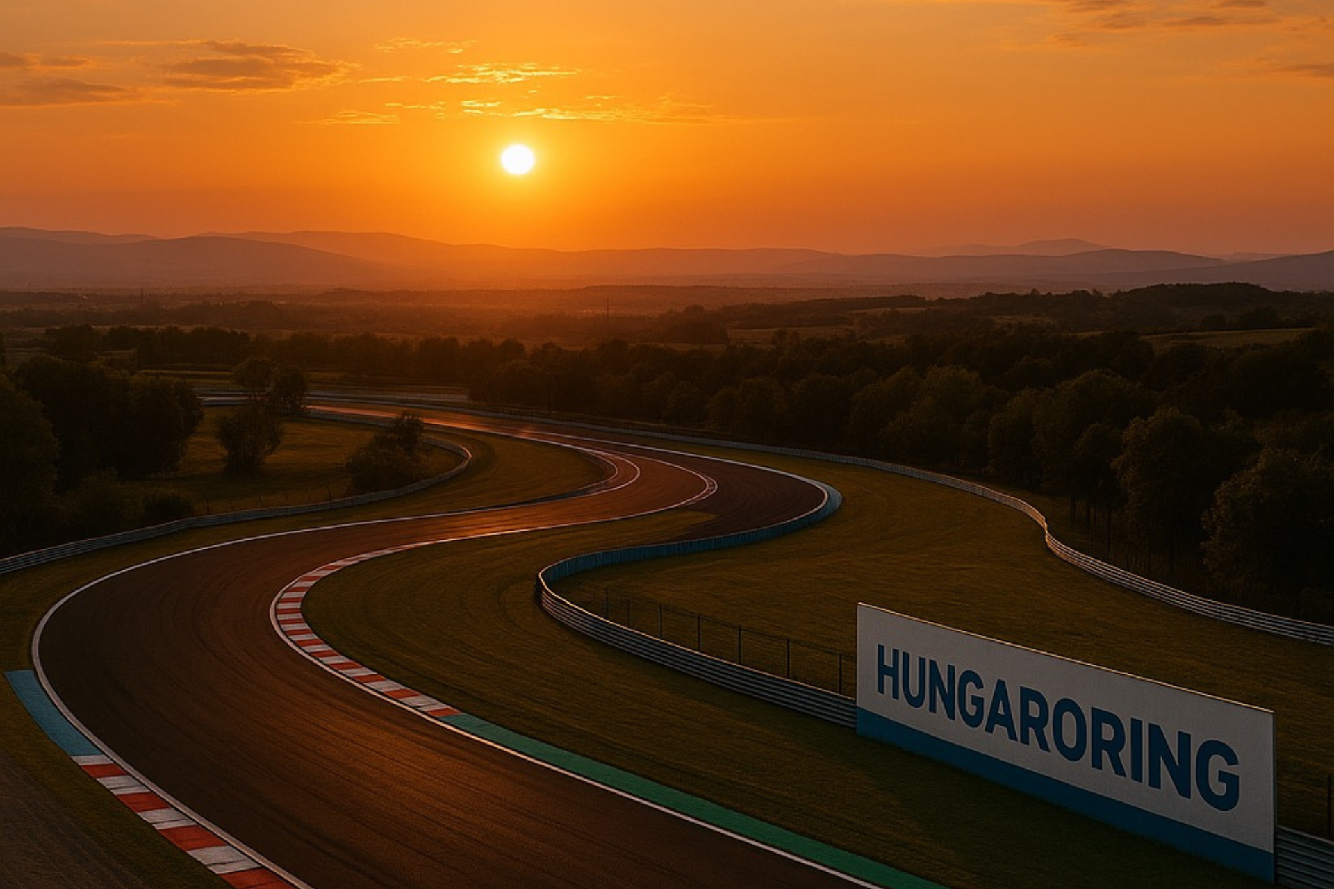 Hungaroring Sunset Scene