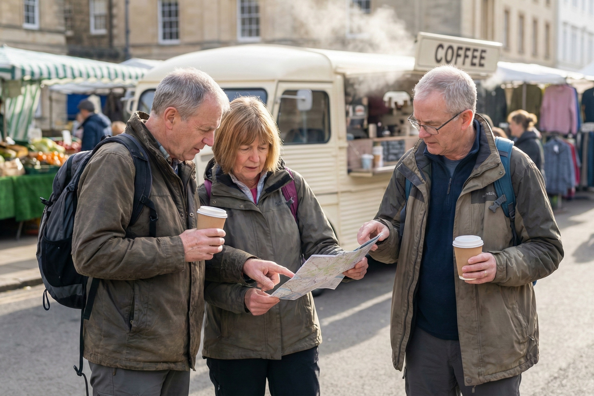 Tourists Highclere Castle during the day