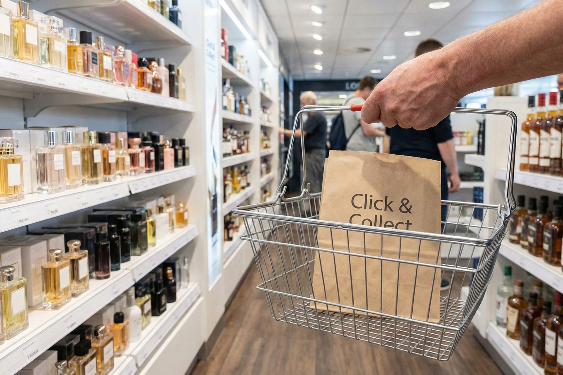 Aelia Duty Free shop on board