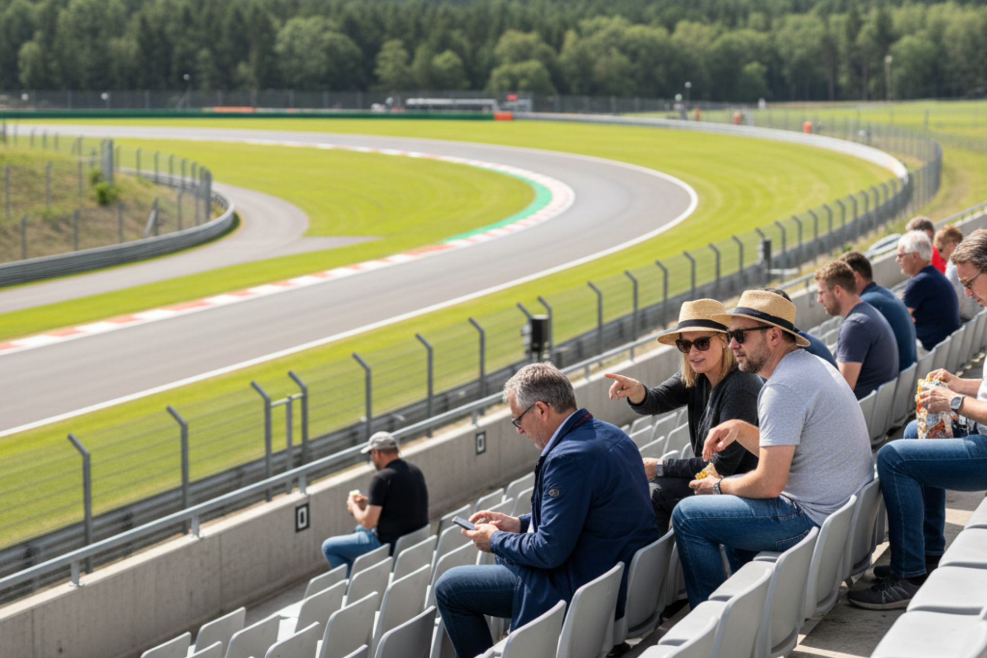Grandstand at Spa