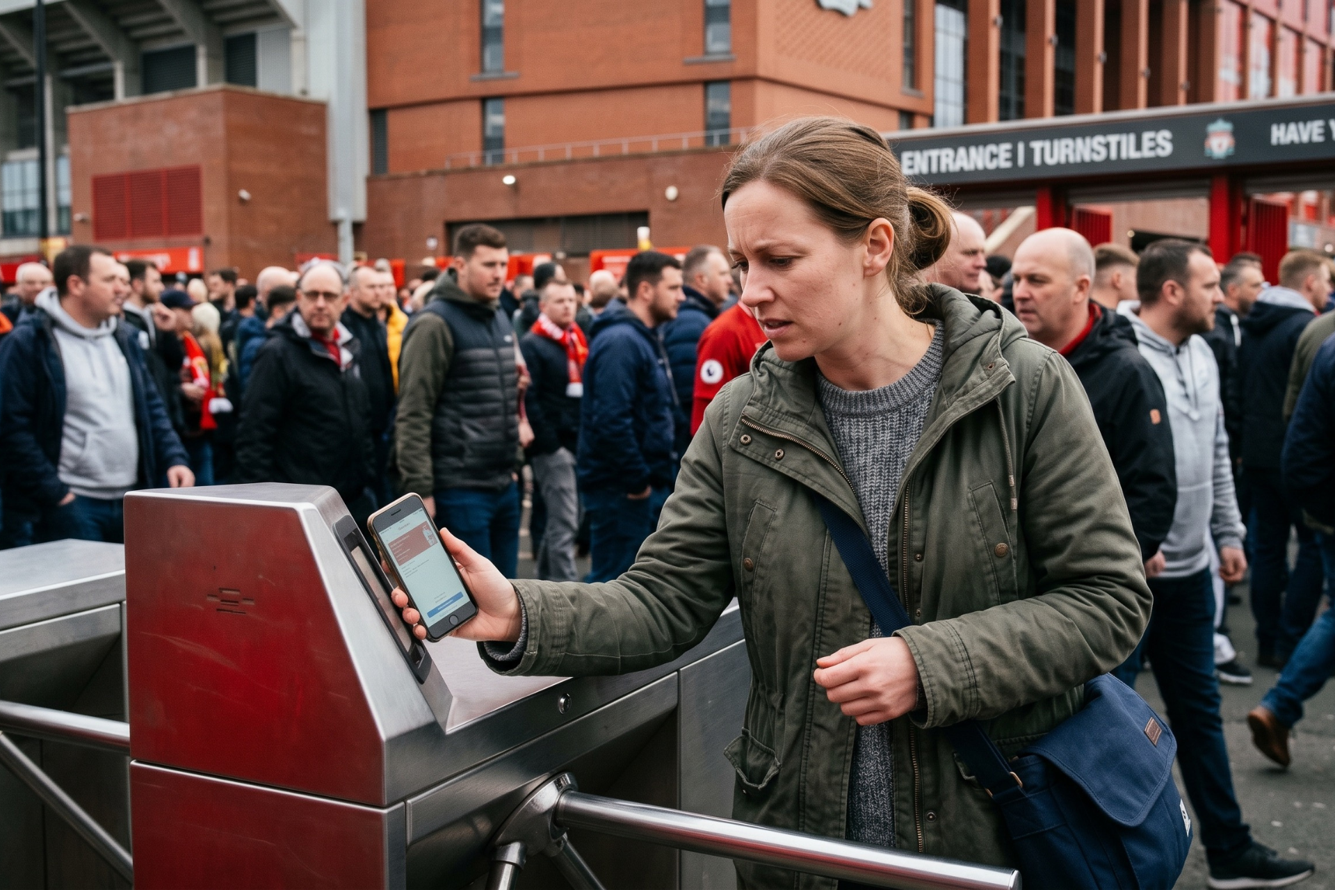 Anfield Ticket Not Scanning