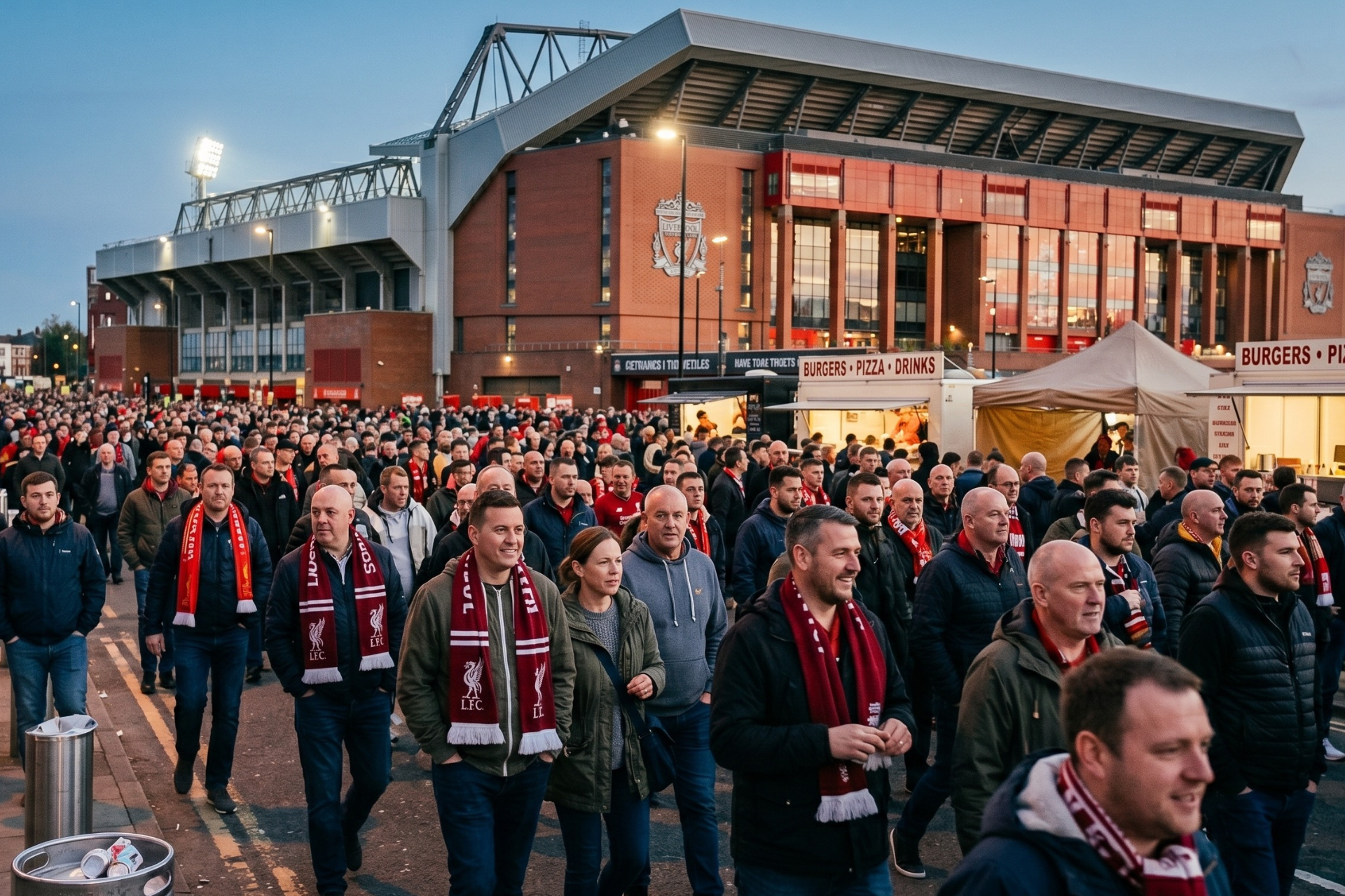 Premier League fixture at Anfield