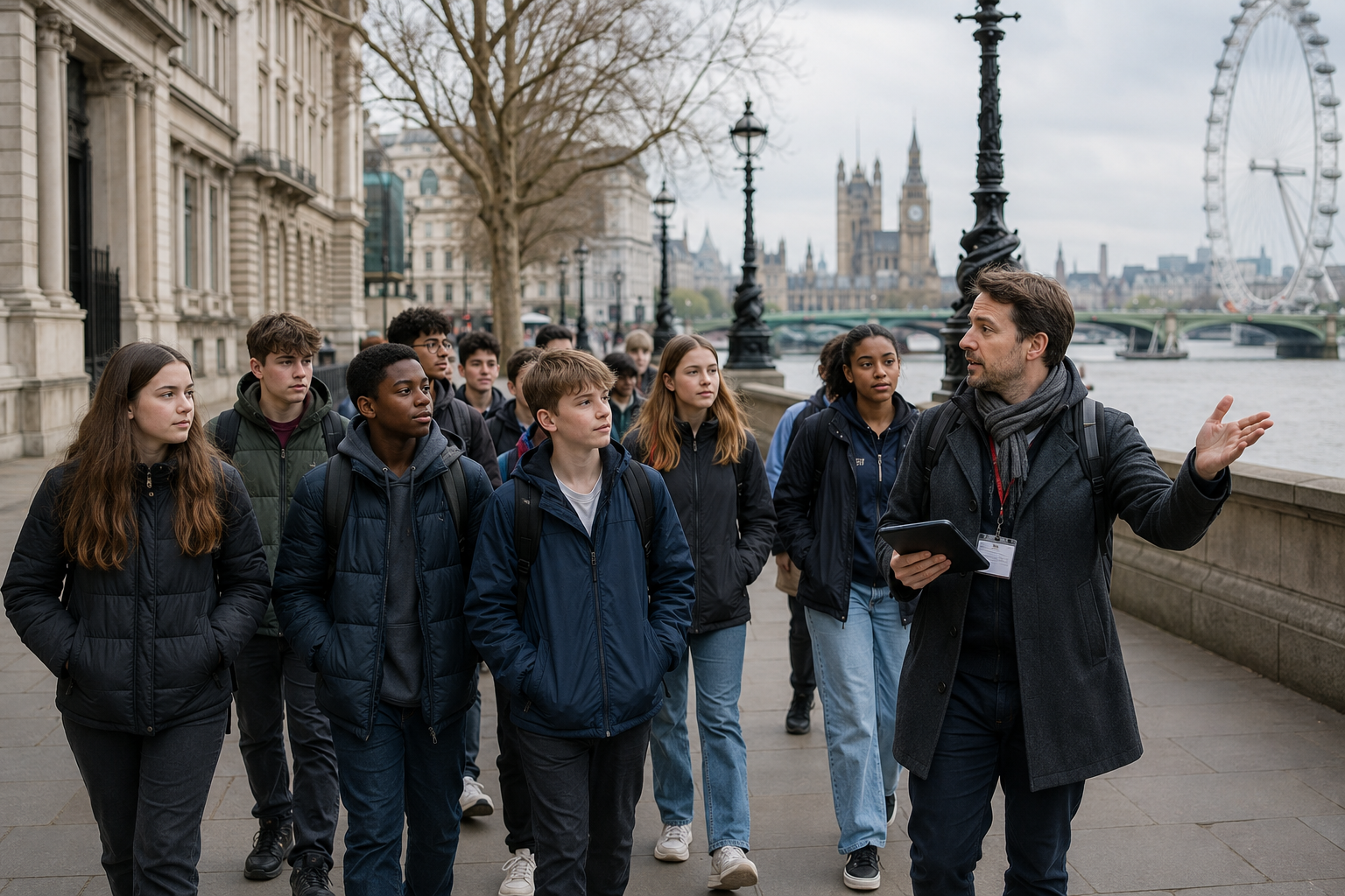 London school trip from Ireland